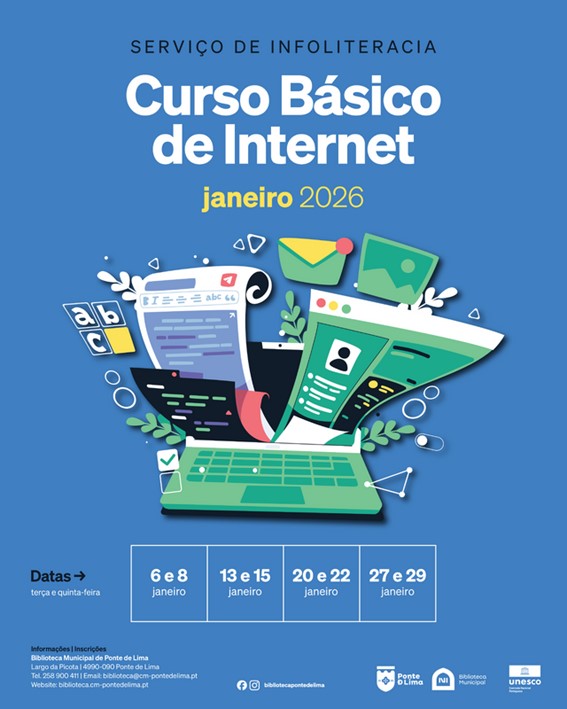 Município de Ponte Lima abre Inscrições de cursos de internet para adultos
