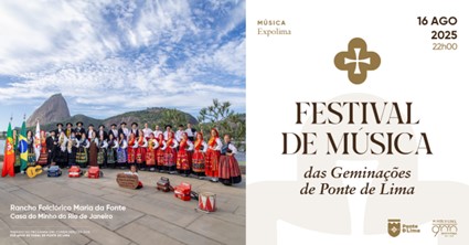 Expolima é palco do Festival de Música das Geminações a 16 de agosto